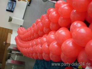 Luftballon Deko für Shopping Center / Neubau