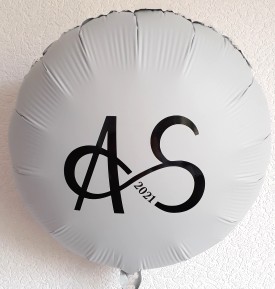 Luftballons zum Jahrestag und Hochzeitstag