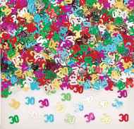 Tischdekoration Zahlenkonfetti 30