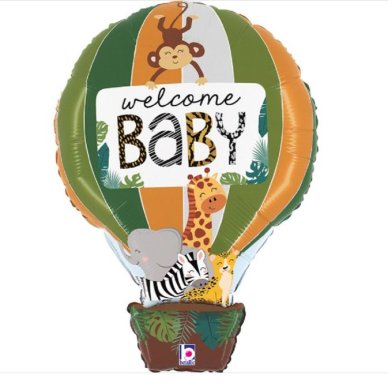 Welcome Baby Dschungel Ballon