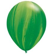 Hawaii - 5 x Rainbow Luftballons Grün