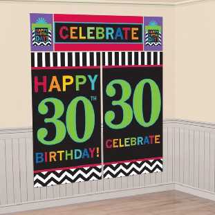 Wandtapete zum 30. Geburtstag