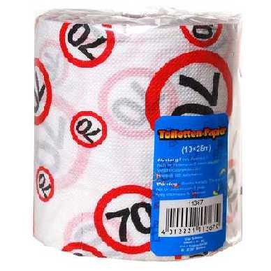 Toilettenpapier zum 70.