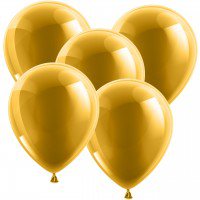 Goldene Luftballons Stardust - 33 cm -10 Stück