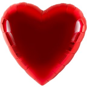 1 Ballon XXL - Herz - Rot, 91 cm