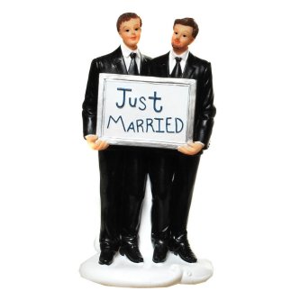 Männer-Hochzeitspaar Just Married