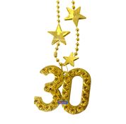 Halskette zum 30 Geburtstag, gold