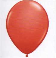 Luftballon Rundballons Rot, 12 cm
