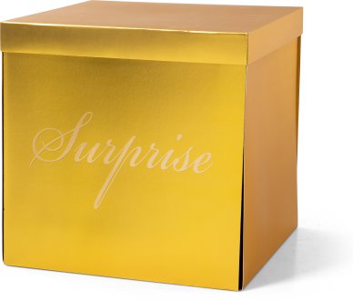 Goldene Hochzeit Surprise Box, gold