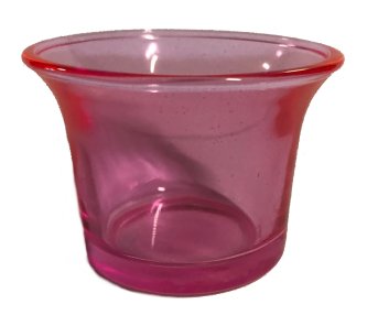 Teelichtglas Pink Party
