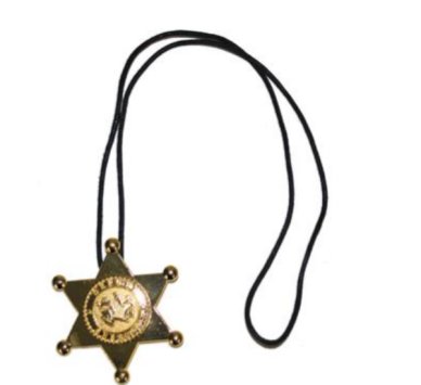 Halskette Sheriffstern