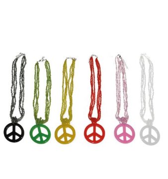 Halskette - Peace - grün