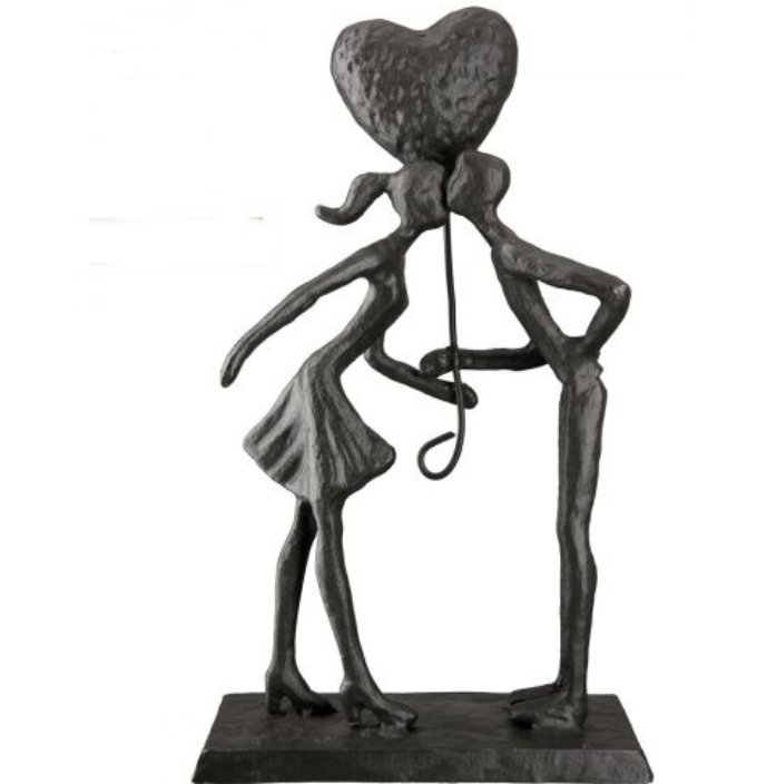 Liebespaar aus Eisen Skulptur