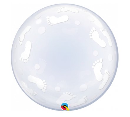 Ballon Bubbles Baby Füße
