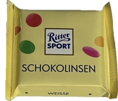Ritter Sport Schokolinsen Weisse, 1 Stück