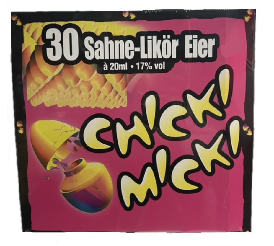 Chicki-Micki Whisky Sahne Ei, 1 Stück