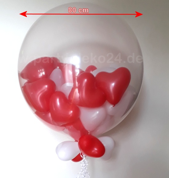 Überraschungsballons zur Hochzeitsdeko