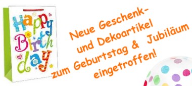 Geburtstag Deko und Geschenke