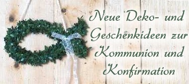 Kommunion Deko und Geschenke