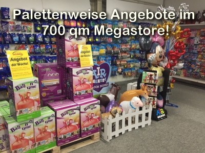 Palettenweise Angebote im Megastore