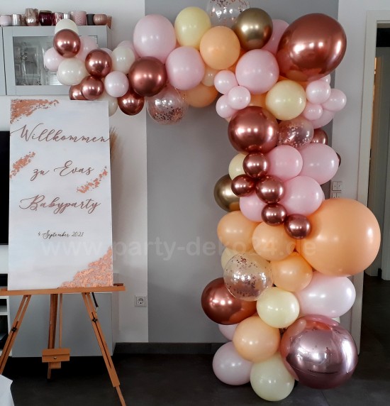 Babyparty Ballongirlande