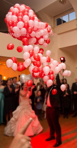 Ballon Fallnetz zur Hochzeitsdekoration in Hannover