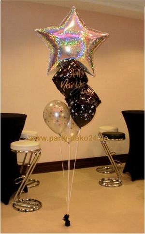 Festliche Ballon Deko / Ballonbouquet