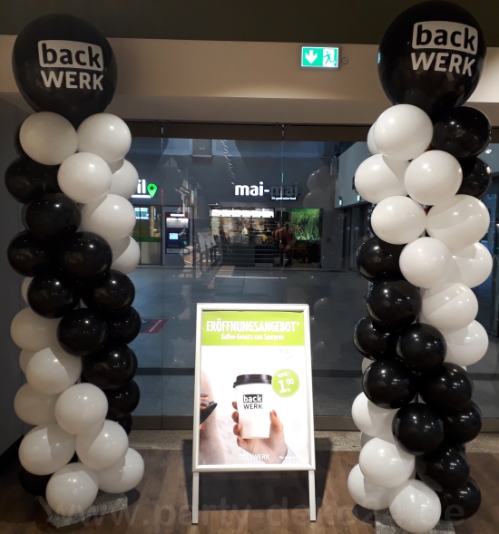 Werbung mit Luftballons: Ballonsäulen in Hildesheim Werbung mit Luftballons: Ballonsäulen in Hildesheim