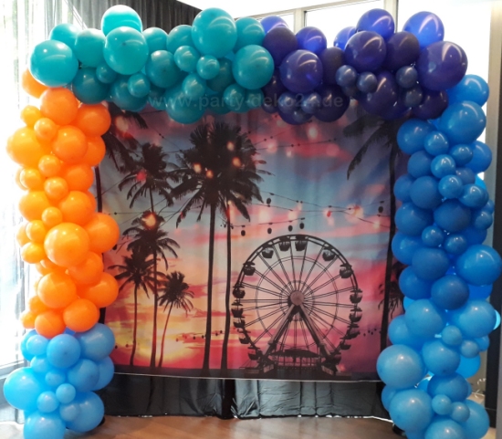 Foto Hintergrund mit Organic Ballongirlande