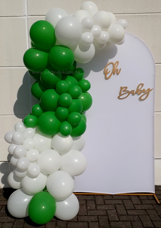 Personalisierbare Taufbanner – 2 Stück Mit Foto & Namen, Für Innen & Außen, Baby-Party, Taufe & 1. Geburtstag