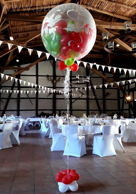 Hochzeitsballons: Die Ballonexplosion / Explodierballon zur Hochzeit