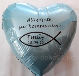 Kommunion Luftballon: Individuelle Deko zur Kommunion