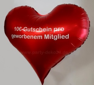 Luftballon personalisiert