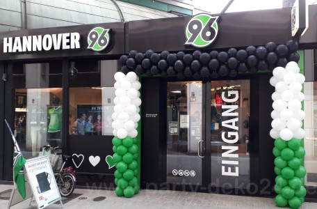 Luftballongirlande Hannover 96