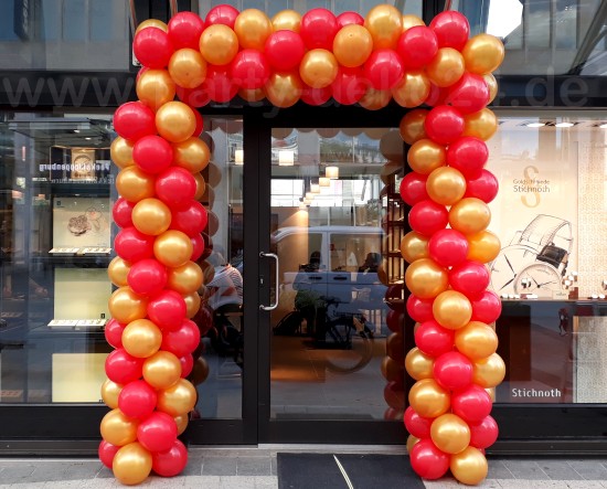 Luftballons Hannover City: Luftballon Girlanden zur Werbung