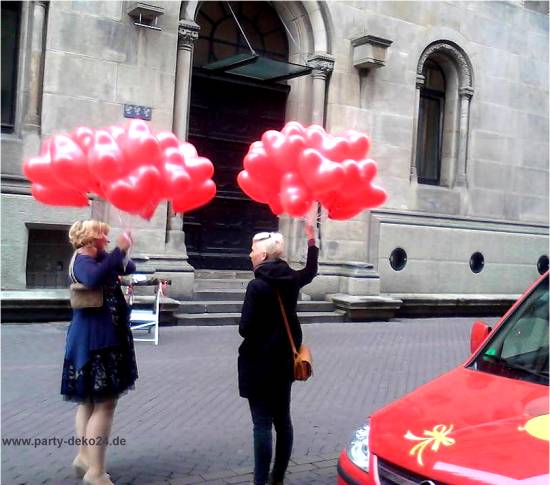 Luftballons zur Hochzeit