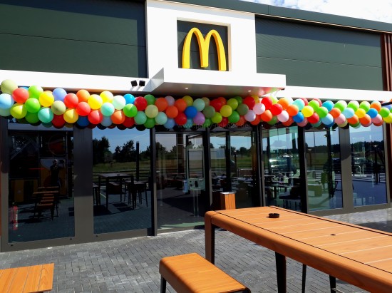 Luftballons Werbeaktion