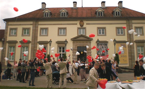 Helium Luftballons Hochzeit