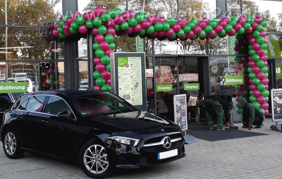 Luftballonschlnage in Hannover