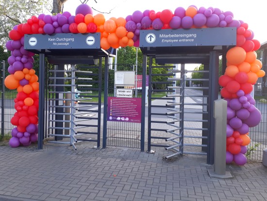 Organische Luftballongirlande