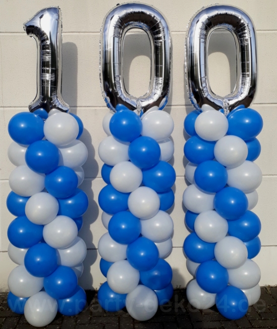Deko für die Feier zum 100 jähriges Stadtjubiläum / Vereinsjubiläum