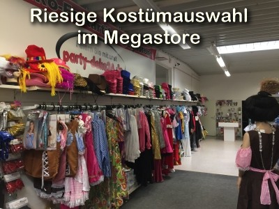 Verkleidung / Kostme im Megastore