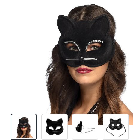 Maske Schwarze Katze Maske Schwarze Katze