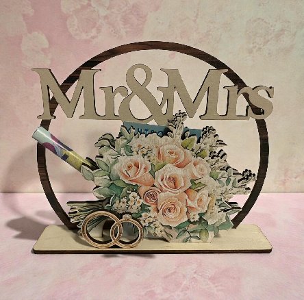 Geldgeschenk zur Hochzeit aus Holz Geldgeschenk zur Hochzeit aus Holz