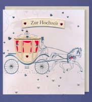 Zur Hochzeit Karte 21 x 21 cm