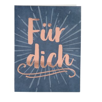 Minicards GOLDIG - Für Dich