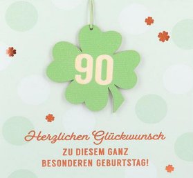 Depesche Karte zum 90.Geburtstag