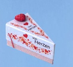 Geschenkschachtel Tortenstück