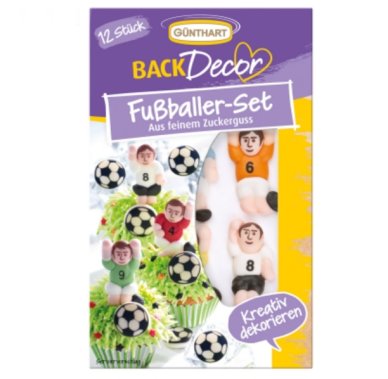 Zucker BackDecor Fußballspieler