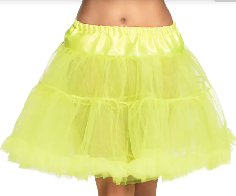 Petticoat Tutu in neongelb, M/L